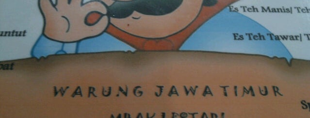 Warung Jawa Timur "Mbak Lestari" is one of Lugares favoritos de Rahmat.