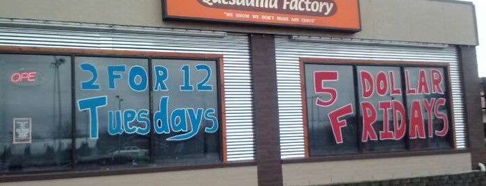Quesadilla Factory is one of Lugares favoritos de Seth.