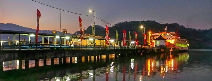 Pelabuhan Lembar is one of left footsteps at Lombok.