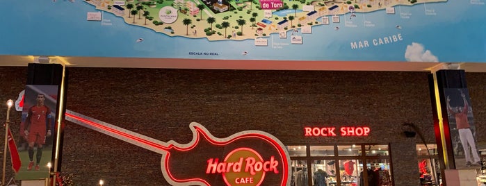 Hard Rock Café is one of Hard Rock Cafes across the world as at Nov. 2018.