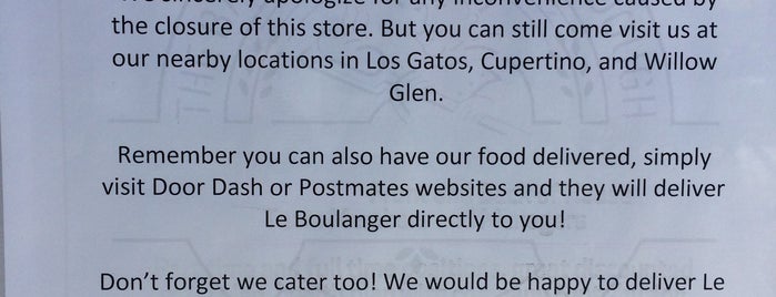 Le Boulanger is one of Nom-a-liscious Food in San Jose.