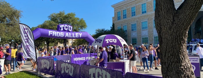 Frog Alley is one of TCU Places.