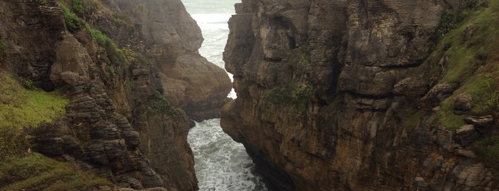 Punakaiki Pancake Rocks and Blowholes is one of NZ favorites by Jas.