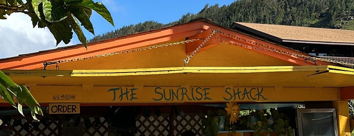 The Sunrise Shack is one of Oahu.