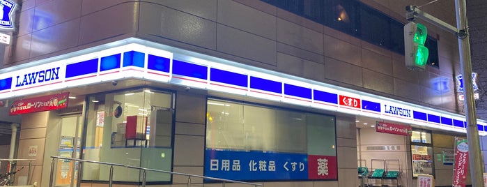 Lawson is one of 渋谷、新宿コンビニ.