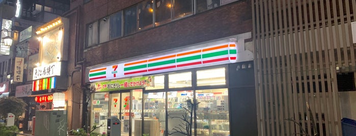 セブンイレブン 恵比寿駅東口店 is one of 渋谷、新宿コンビニ.