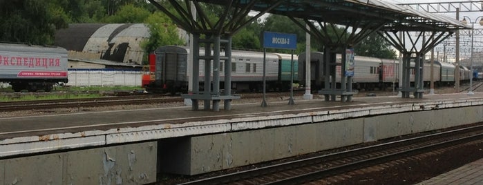 Ж/д платформа Москва-3 is one of Вокзалы и станции Ярославского направления.