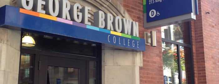 George Brown College St. James Campus is one of Locais curtidos por amber dawn.
