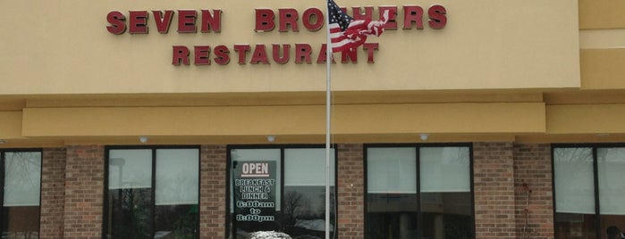 Seven Brothers Restaurant is one of สถานที่ที่ Emily ถูกใจ.