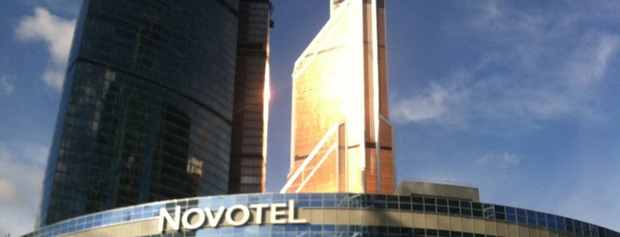 Novotel Moscow City is one of P.O.Box: MOSCOW : понравившиеся места.