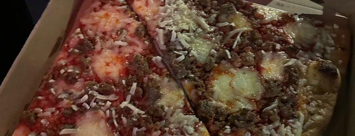 Artichoke Basille's Pizza is one of Luke's spots.