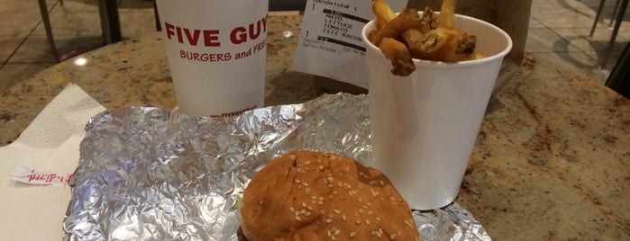 Five Guys is one of Leonard’s Liked Places.