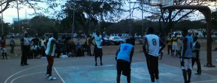 Legon BBall Court is one of places.