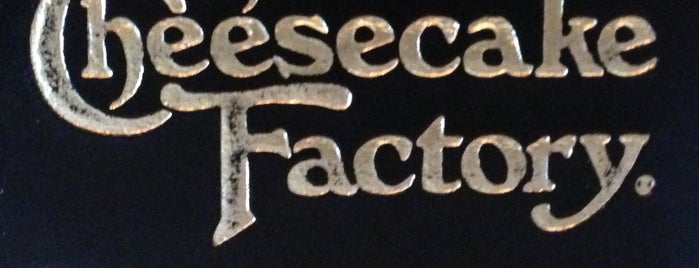 The Cheesecake Factory is one of Favorite Spots back home in the DMV.