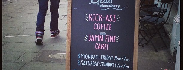 Bea's of Bloomsbury is one of coffee shops to do.