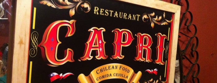 Restaurant Capri is one of Valparaíso.