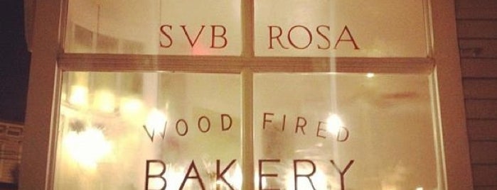 Sub Rosa Bakery is one of Favorite Richmond Restaurants.