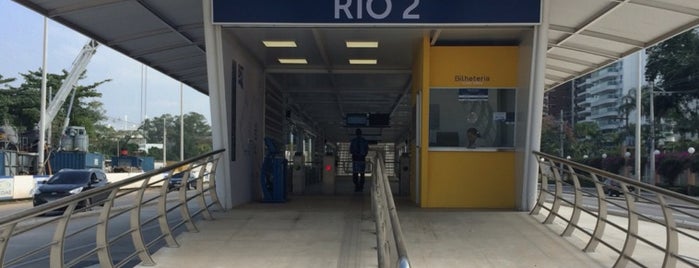 BRT - Estação Rio2 is one of TransCarioca.