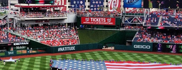 Nationals Park is one of Washington.
