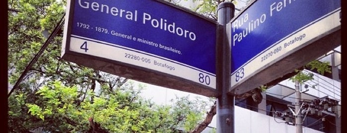 Rua General Polidoro is one of Locais salvos de Ana.