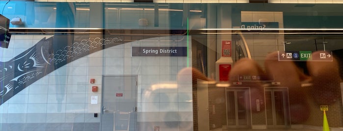 Spring District Link Station is one of ST Line 2.
