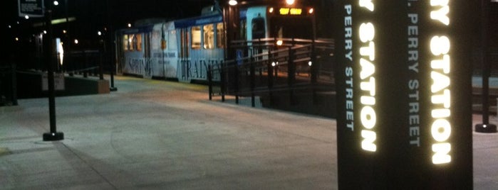 RTD Rail - Perry Station is one of Tempat yang Disukai Ashley.