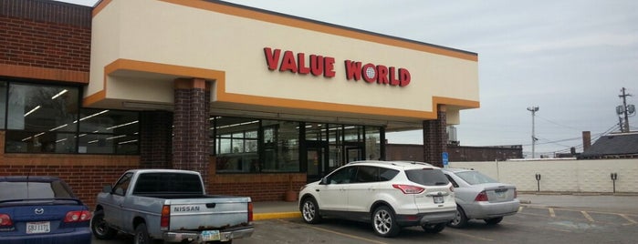 Value World is one of Thrift Score Cleveland.