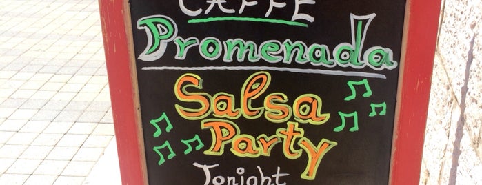 Caffe bar Promenada is one of Salsa socials around the world.