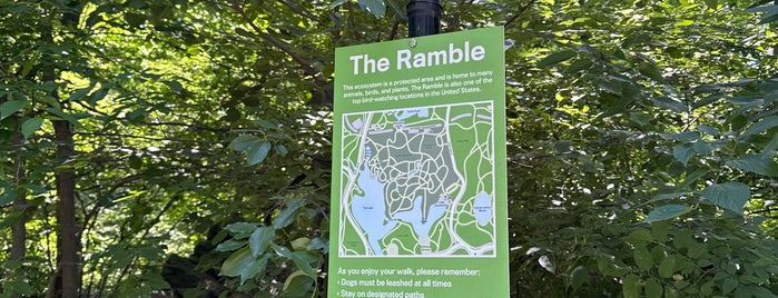 The Ramble is one of Places I have been.