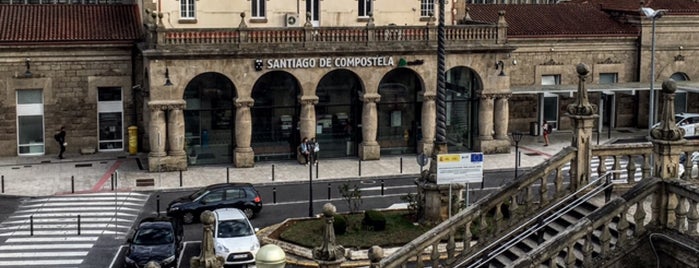 Santiago de Compostela Railway Station is one of Santiago de Compostela.