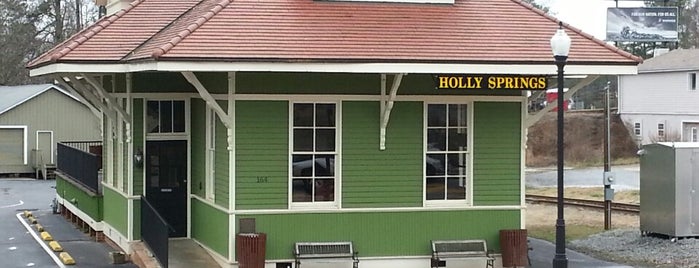 Holly Springs Train Depot is one of Railroad Depots, Yards, and Museums.
