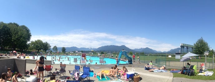 New Brighton Park Pool is one of Bikabout Vancouver.