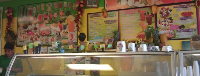 Mateo's Ice Cream & Fruit Bars is one of Veggie Juice Bars.