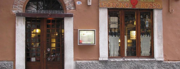 Antica Hosteria Leoncino Rosso is one of ristoranti enoteche & brasserie.