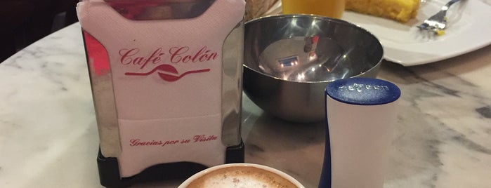 Café Colon is one of Delta Coffee places in Coruña.