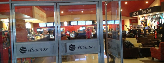 Cinemex is one of lugares.