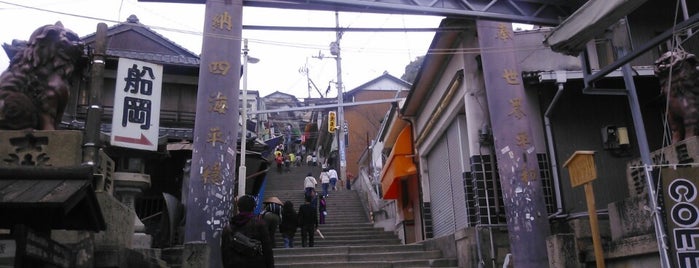 Konpira-san (Kotohira-gu) is one of 神社仏閣.