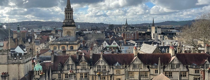 Tower Lookout at St. Mary's Church is one of Oxford UK.