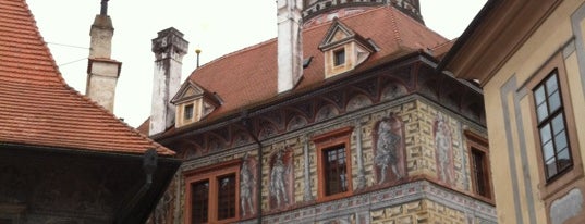 Český Krumlov Castle is one of České hrady a zámky.