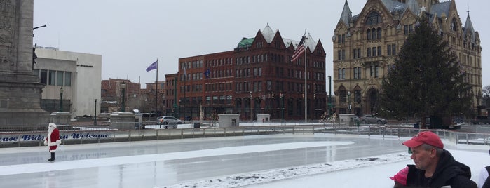 Clinton Square Ice Rink is one of Syracuse, NY.