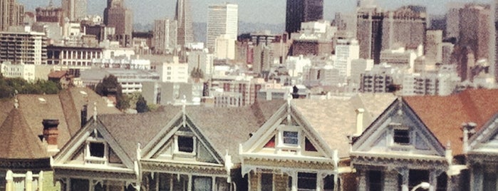 Alamo Square is one of SF.