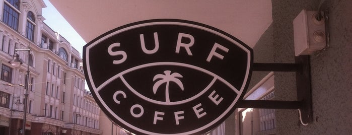 Surf Coffee is one of Moscow 🙋🏼💕.