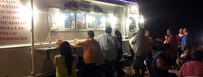 Tacos El Trailero is one of my favorites.