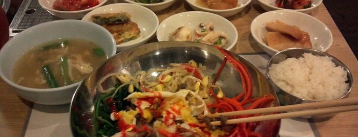 Pusan Kalbi Restaurant is one of สถานที่ที่บันทึกไว้ของ Stacy.