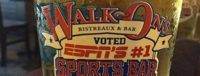 Walk-On's Bistreaux & Bar is one of Best Bars in Louisiana to watch NFL SUNDAY TICKET™.