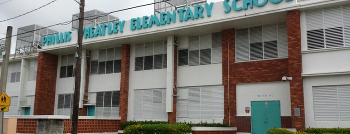 Phillis Wheatley Elementary School is one of Overtown.