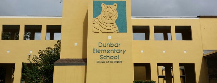 Paul Laurence Dunbar Elementary is one of Overtown.