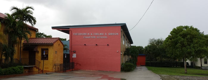 Theodore R. and Thelma A. Gibson Charter School is one of Overtown.