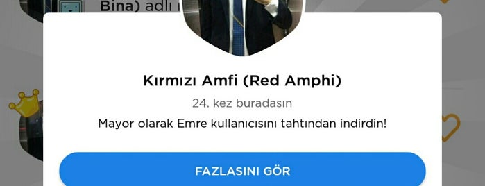 Kırmızı Amfi (Red Amphi) is one of Türk Hava Kurumu Üniversitesi.