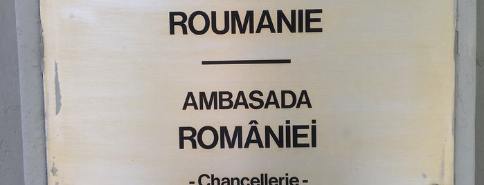 Ambassade de Roumanie is one of Romanian Embassies Worldwide.